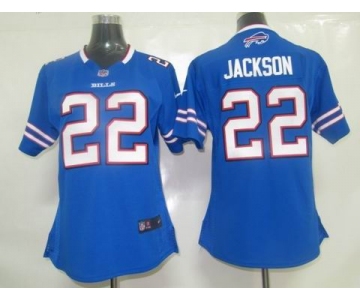 nike women nfl jerseys buffalo bills #22 jackson blue[nike]