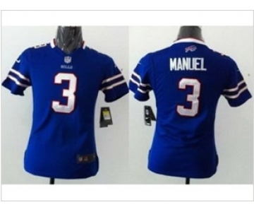 nike women nfl jerseys buffalo bills #3 manuel blue[nike]