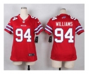 nike women nfl jerseys buffalo bills #94 williams red[nike]