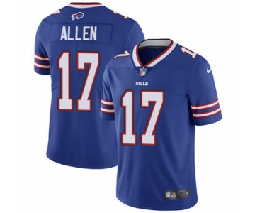Youth Buffalo Bills #17 Josh Allen Royal Blue Team Color Stitched NFL Vapor Untouchable Limited Jersey