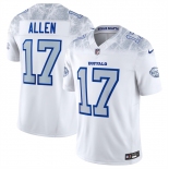 Youth Buffalo Bills #17 Josh Allen White 2025 F.U.S.E. “Rivalries” Vapor Untouchable Stitched Football Jersey