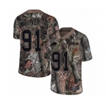 Youth Buffalo Bills #91 Ed Oliver Limited Camo Rush Realtree Football Jersey