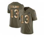 Youth Nike Buffalo Bills #13 Kelvin Benjamin Limited Olive Gold 2017 Salute to Service NFL Jersey
