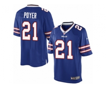 Youth Nike Buffalo Bills #21 Jordan Poyer Limited Royal Blue Team Color NFL Jersey