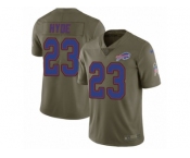 Youth Nike Buffalo Bills #23 Micah Hyde Limited Olive 2017 Salute to Service NFL Jersey