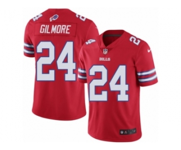 Youth Nike Buffalo Bills #24 Stephon Gilmore Limited Red Rush NFL Jersey