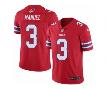 Youth Nike Buffalo Bills #3 E. J. Manuel Limited Red Rush NFL Jersey