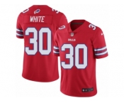 Youth Nike Buffalo Bills #30 Corey White Limited Red Rush NFL Jersey