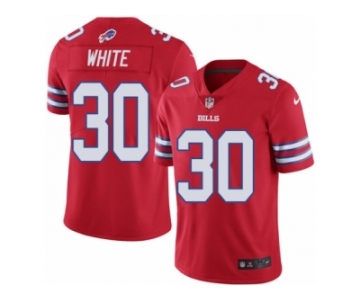 Youth Nike Buffalo Bills #30 Corey White Limited Red Rush NFL Jersey
