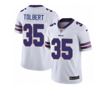 Youth Nike Buffalo Bills #35 Mike Tolbert Vapor Untouchable Limited White NFL Jersey