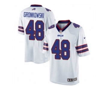 Youth Nike Buffalo Bills #48 Glenn Gronkowski Limited White NFL Jersey
