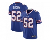 Youth Nike Buffalo Bills #52 Preston Brown Vapor Untouchable Limited Royal Blue Team Color NFL Jersey