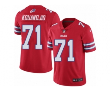 Youth Nike Buffalo Bills #71 Cyrus Kouandjio Limited Red Rush NFL Jersey