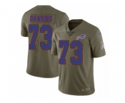 Youth Nike Buffalo Bills #73 Dion Dawkins Limited Olive 2017 Salute to Service NFL Jersey