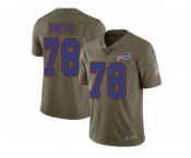 Youth Nike Buffalo Bills #78 Bruce Smith Limited Olive 2017 Salute to Service NFL Jersey
