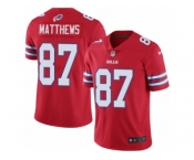 Youth Nike Buffalo Bills #87 Jordan Matthews Limited Red Rush Vapor Untouchable NFL Jersey