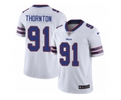Youth Nike Buffalo Bills #91 Cedric Thornton White Vapor Untouchable Limited Player NFL Jersey
