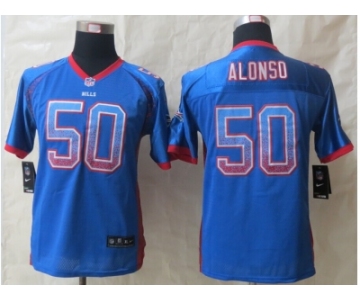 nike youth nfl jerseys Buffalo Bills #50 Alonso blue[Elite drift fashion]