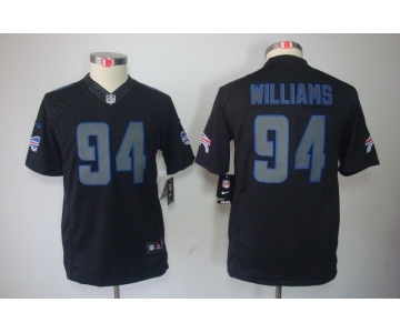 nike youth nfl jerseys buffalo bills #94 williams black[nike impact limited]