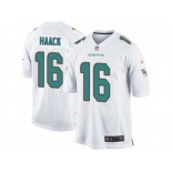 Men Nike Miami Dolphins #16 Matt Haack Game White NFL Jersey
