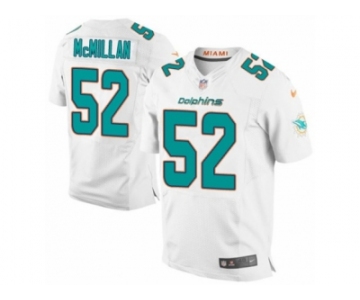 Men's Nike Miami Dolphins #52 Raekwon McMillan Elite White NFL Jersey