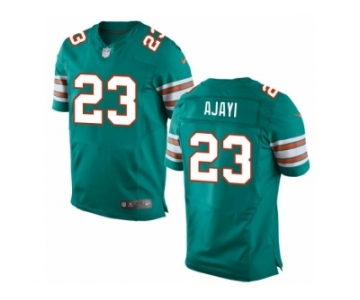 Nike Miami Dolphins #23 Jay Ajayi Aqua Green Alternate Men's Stitched NFL Elite Jersey