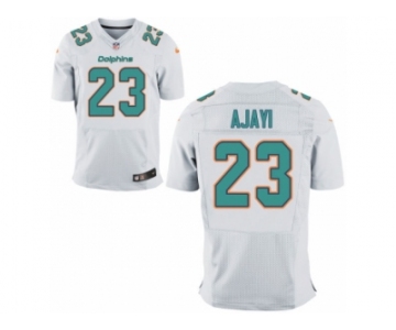 Nike Miami Dolphins #23 Jay Ajayi White Men's Stitched NFL New Elite Jersey