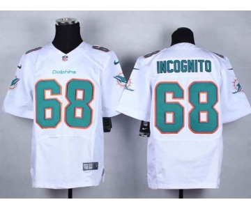 nike nfl jerseys miami dolphins #68 incognito white[Elite]