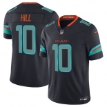 Men's Miami Dolphins #10 Tyreek Hill Black 2025 F.U.S.E. “Rivalries” Vapor Limited Football Stitched Jersey Men's Miami Dolphins #10 Tyreek Hill Black 2025 F.U.S.E. “Rivalries” Vapor Limited Football Stitched Jersey