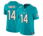 Men's Miami Dolphins #14 Quinn Ewers Aqua 2025 Draft F.U.S.E. Vapor Limited Football Stitched Jersey