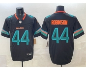 Men's Miami Dolphins #44 Chop Robinson Black 2025 F.U.S.E. “Rivalries” Vapor Limited Stitched Football Jersey