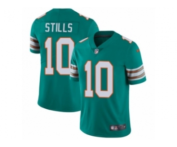 Men's Nike Miami Dolphins #10 Kenny Stills Vapor Untouchable Limited Aqua Green Alternate NFL Jersey