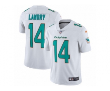Men's Nike Miami Dolphins #14 Jarvis Landry Vapor Untouchable Limited White NFL Jersey