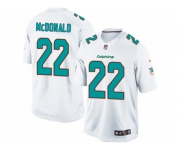 Men's Nike Miami Dolphins #22 T.J. McDonald Limited White NFL Jersey