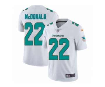 Men's Nike Miami Dolphins #22 T.J. McDonald Vapor Untouchable Limited White NFL Jersey
