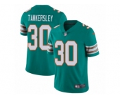 Men's Nike Miami Dolphins #30 Cordrea Tankersley Vapor Untouchable Limited Aqua Green Alternate NFL Jersey