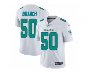 Men's Nike Miami Dolphins #50 Andre Branch Vapor Untouchable Limited White NFL Jersey