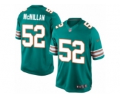 Men's Nike Miami Dolphins #52 Raekwon McMillan Limited Aqua Green Alternate NFL Jersey
