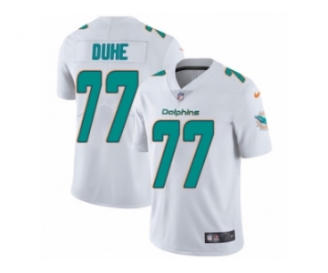 Men's Nike Miami Dolphins #77 Adam Joseph Duhe Vapor Untouchable Limited White NFL Jersey