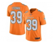 Nike Miami Dolphins #39 Larry Csonka Orange Men's Stitched NFL Limited Rush Jersey