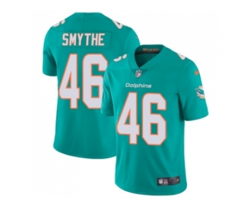 Nike Miami Dolphins #46 Durham Smythe Aqua Green Team Color Men Stitched NFL Vapor Untouchable Limited Jersey