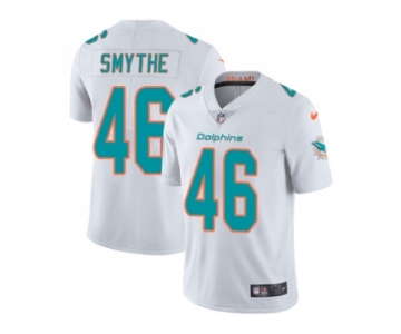 Nike Miami Dolphins #46 Durham Smythe White Men Stitched NFL Vapor Untouchable Limited Jersey