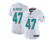Women Nike Miami Dolphins #47 Kiko Alonso White Stitched NFL Vapor Untouchable Limited Jersey