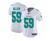 Women Nike Miami Dolphins #59 Chase Allen White Vapor Untouchable Limited Player NFL Jersey
