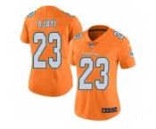Women's Nike Miami Dolphins #23 Jay Ajayi Limited Orange Rush NFL Jersey