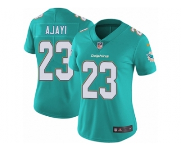 Women's Nike Miami Dolphins #23 Jay Ajayi Vapor Untouchable Limited Aqua Green Team Color NFL Jersey