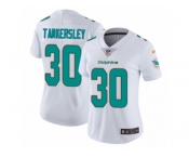 Women's Nike Miami Dolphins #30 Cordrea Tankersley Vapor Untouchable Limited White NFL Jersey