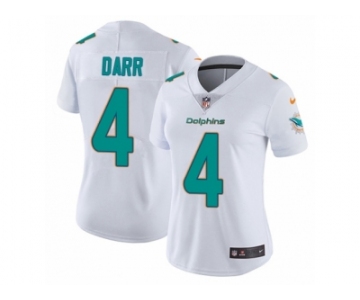 Women's Nike Miami Dolphins #4 Matt Darr Vapor Untouchable Limited White NFL Jersey