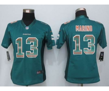 nike women nfl jerseys miami dolphins #13 marino green[Strobe Limited]
