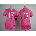 nike women nfl jerseys miami dolphins #17 tannehill pink[2012 nike love]